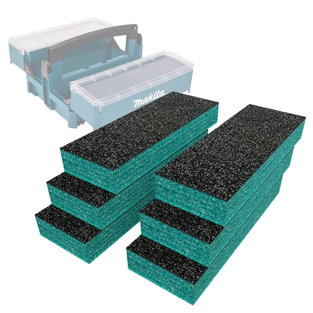 Makita Makpac Cantilever Toolbox Foam Insert