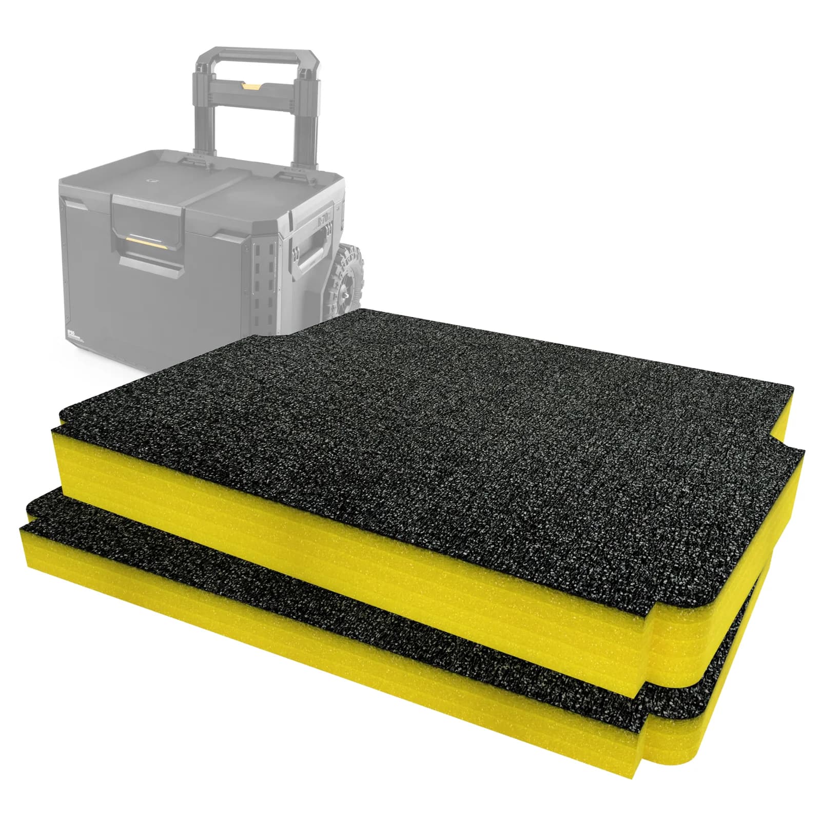 Toughbuilt StackTech Rolling Tool Box Foam Inserts