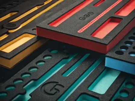 Foam insert hoàn thiện trong hộp dụng cụ