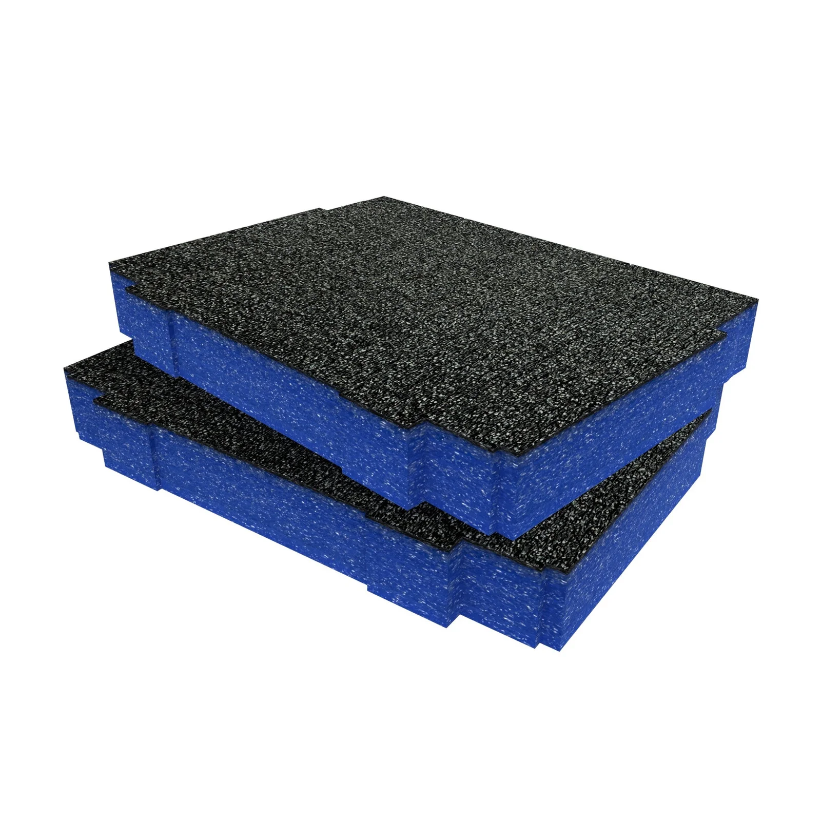 Khay xốp foam định hình hai lớp màu tương phản giữ từng dụng cụ trong hộp Makpac