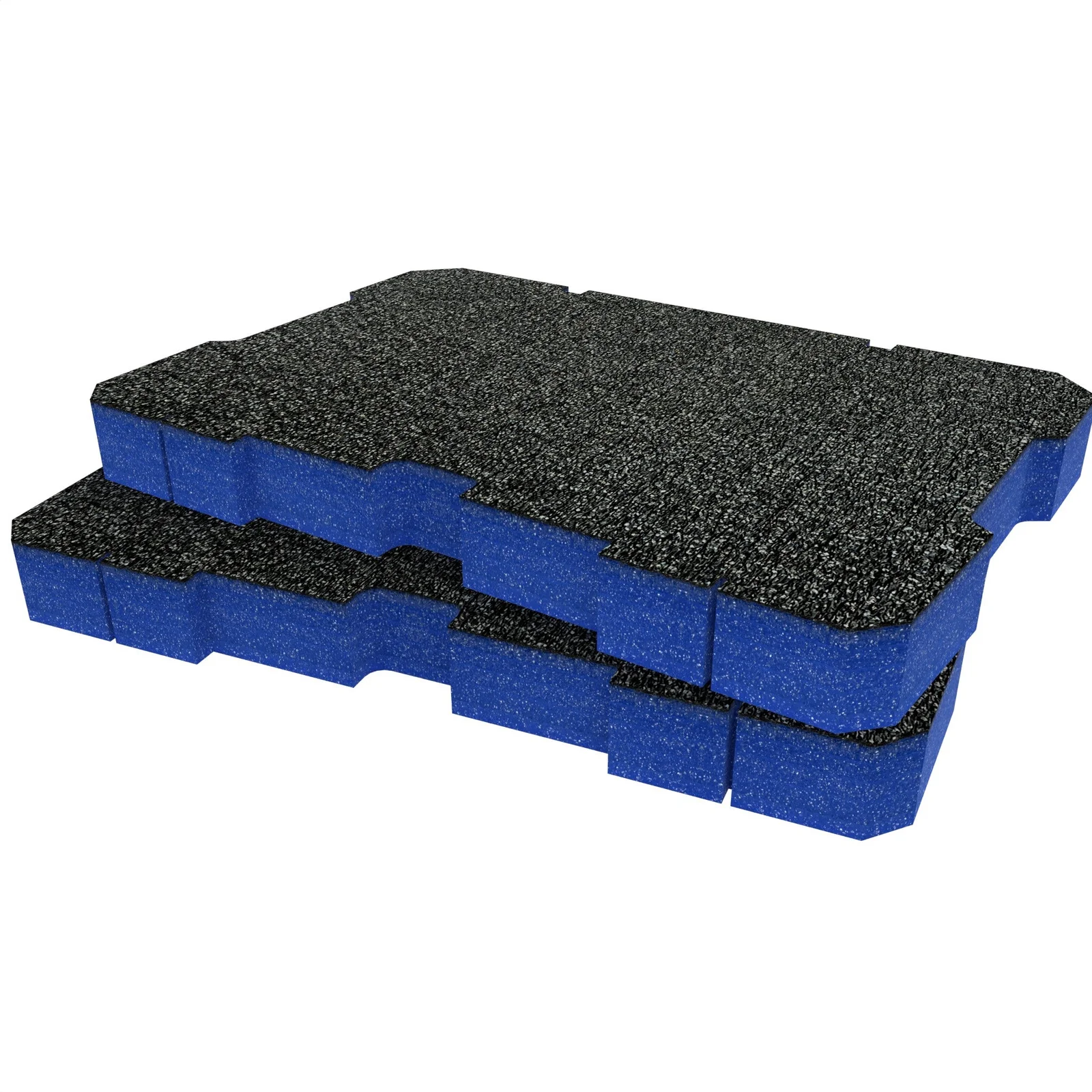 Khay foam PE 2 lớp màu tương phản cho thùng Milwaukee Packout giúp kiểm kê dụng cụ nhanh