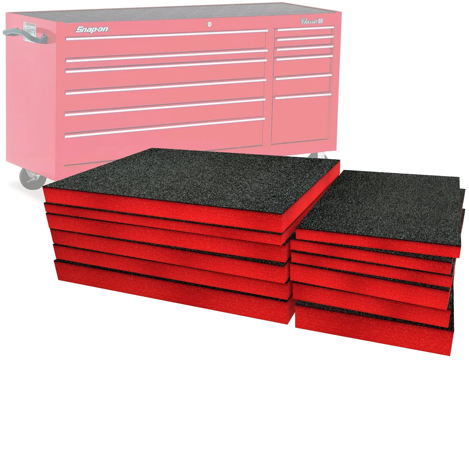 Khay foam insert Snap-on 73" 12-Drawer Classic Series KRA2432 Foam Insert Pack